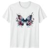 Enchanted Butterfly Floral Nature Mens Womens Graphic Tee Shirt