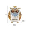 Owl Jewelry Box, Mini Jewelry Storage Box, Portable Travel Earrings, Necklace and Ring Organizer, Alloy Jewelry Display Box