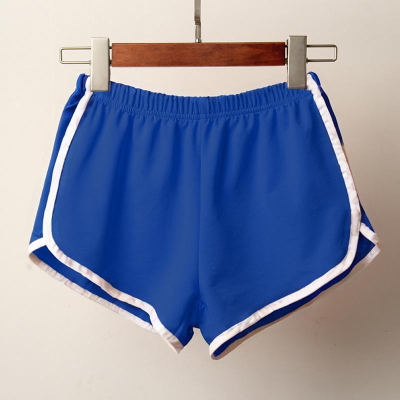Sport-Shorts für Damen, Sommer, Süßigkeitenfarben, Anti-Leer-Shorts, Röhrenshorts, lässig, für Damen, elastische Taille, Strand, Correndo, kurze Hosen