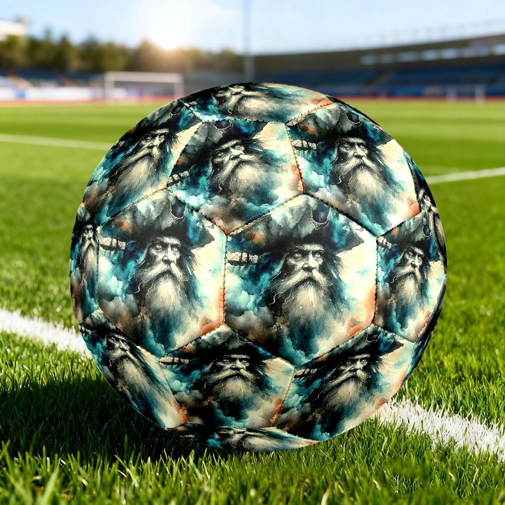 1pc Pirate Dreams Size 5 Soccer Ball Professional Lightweight Durable Match Training Football Indoor &Outdoor Sports BallTraining Ball y51