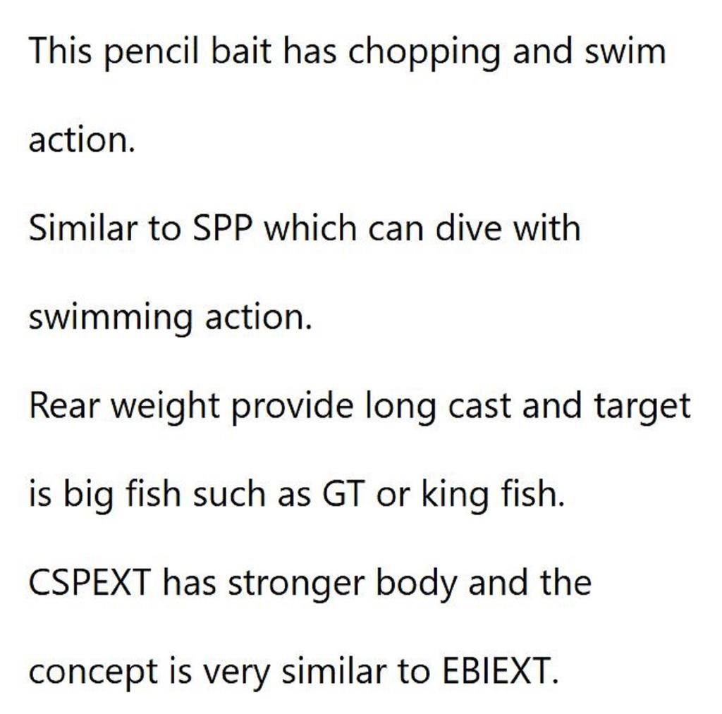 FCL Labo CSP EXT 170 Floating Lure 170mm 70 Grams CABK (5455)