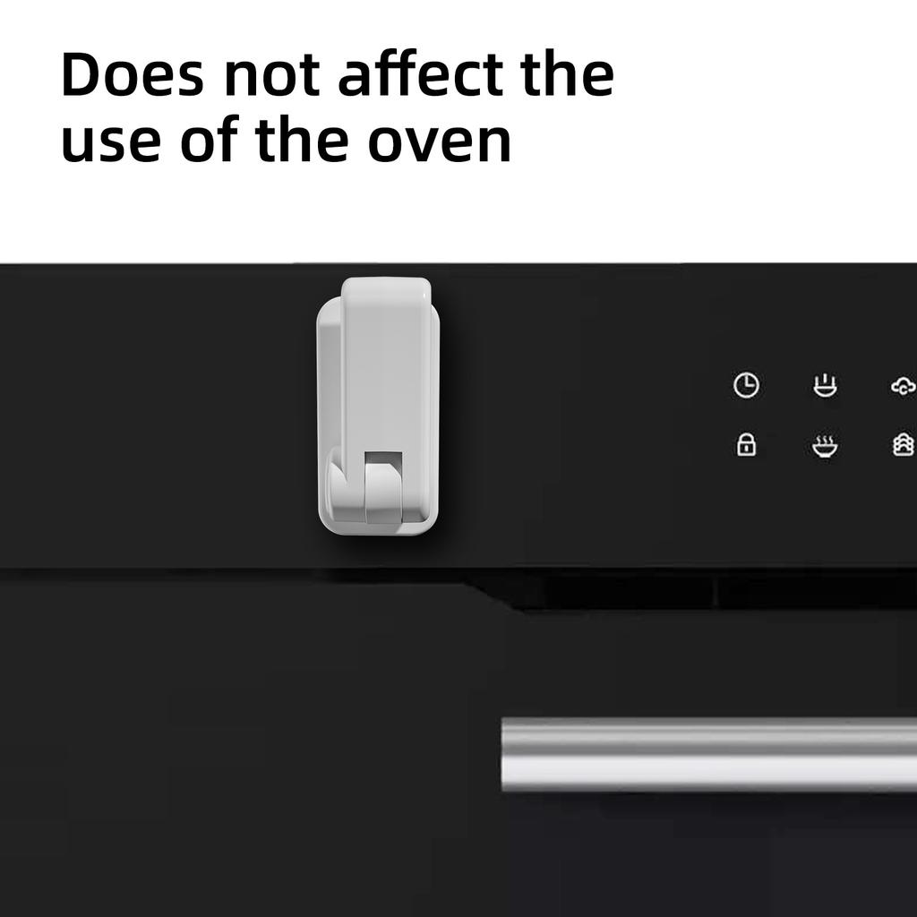 2pcs Latest Oven Lock with New Design for Baby Prevent Baby from Playing with Oven Doors Kids Safety Oven Door Stopper