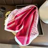 Color matching letter simulation silk printing silk scarf square scarf high-end shawl sunscreen neck small square scarf headscarf scarf women
