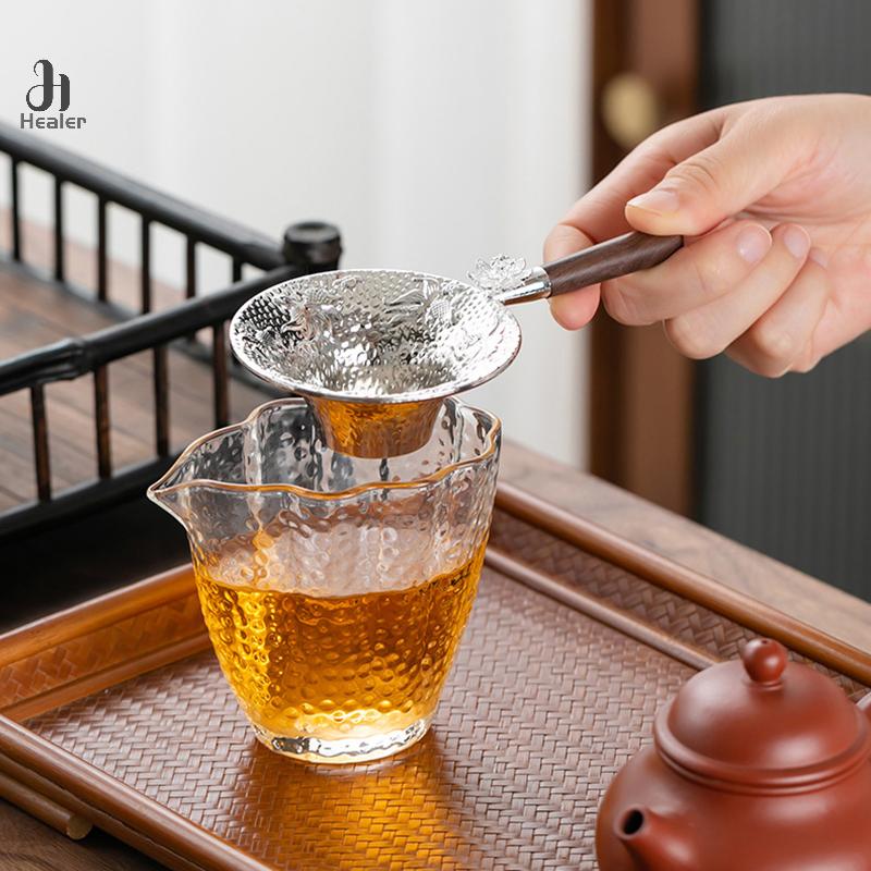 Metal Mesh Tea Strainer Stainless Steel Filter Sieve Teaware Lace Tea Drain Useful Tea Infusers Kitchen Accessories