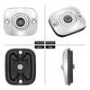 Protective Brake Reservoir Cover Universal Motorcycle Brake Cover Rustproof Aluminum Construction for Motorbikes