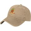 Republic of Congo Emblem Washed Baseball Cap Cotton Adjustable Low Profile Sun Hat Unisex