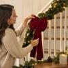 Christmas Velvet Decoration for Tree, Wreath and Gift Wrapping