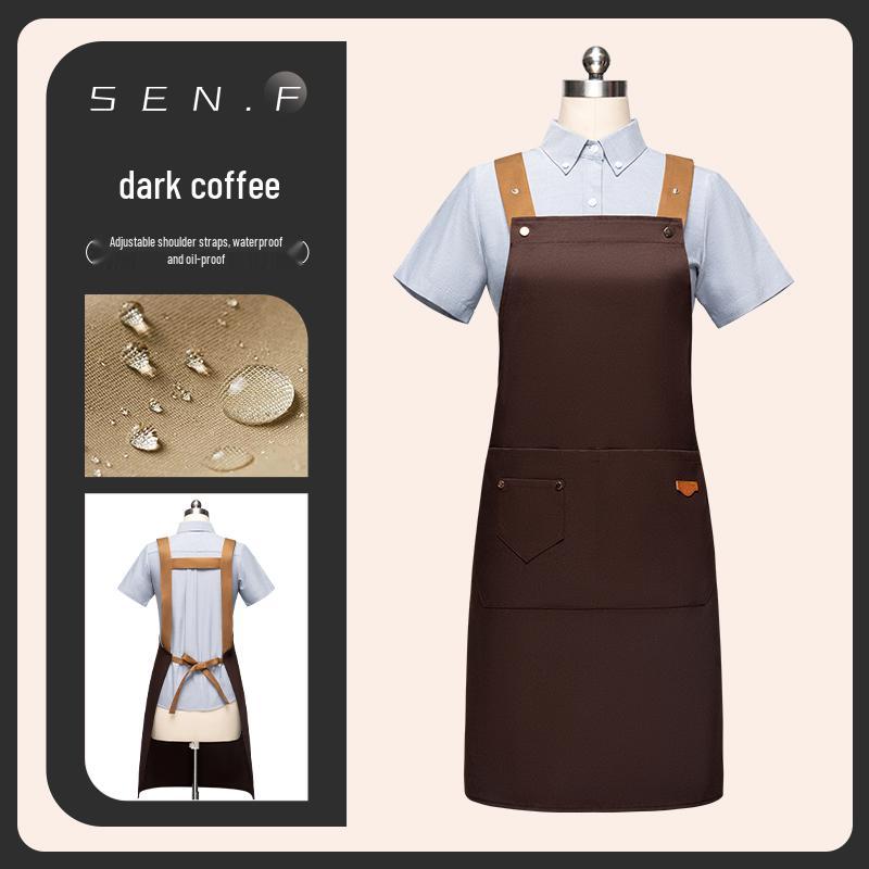 Plus Size Waterproof Apron - Custom Logo for Catering, Men's & Women's