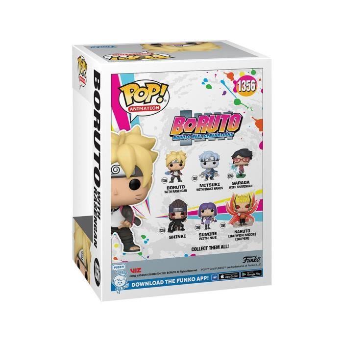 Figurine pop! - funko - boruto - 9 cm - avec rasengan - collection adulte