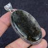 Lodolite Quartz Gemstone Handmade 925 Sterling Silver Jewelry Pendant 2.96" g7z23