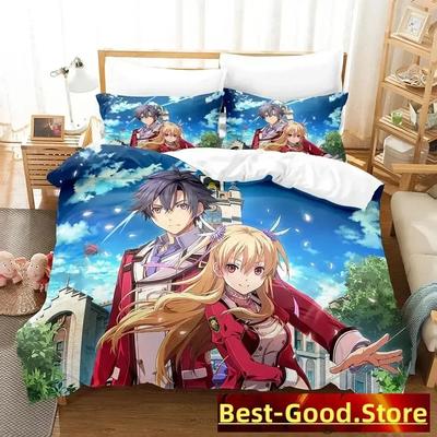2023 The Legend of Heroes Bedding Set Single Twin Full Queen King Size Bed Set Adult Kid Bedroom Duvetcover Sets Anime