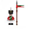 Napoleonské války Vojenští vojáci Stavebnice Miniaturní figurky WW2 Francouzští Britové střelci Pušky Zbraně Hračky pro děti