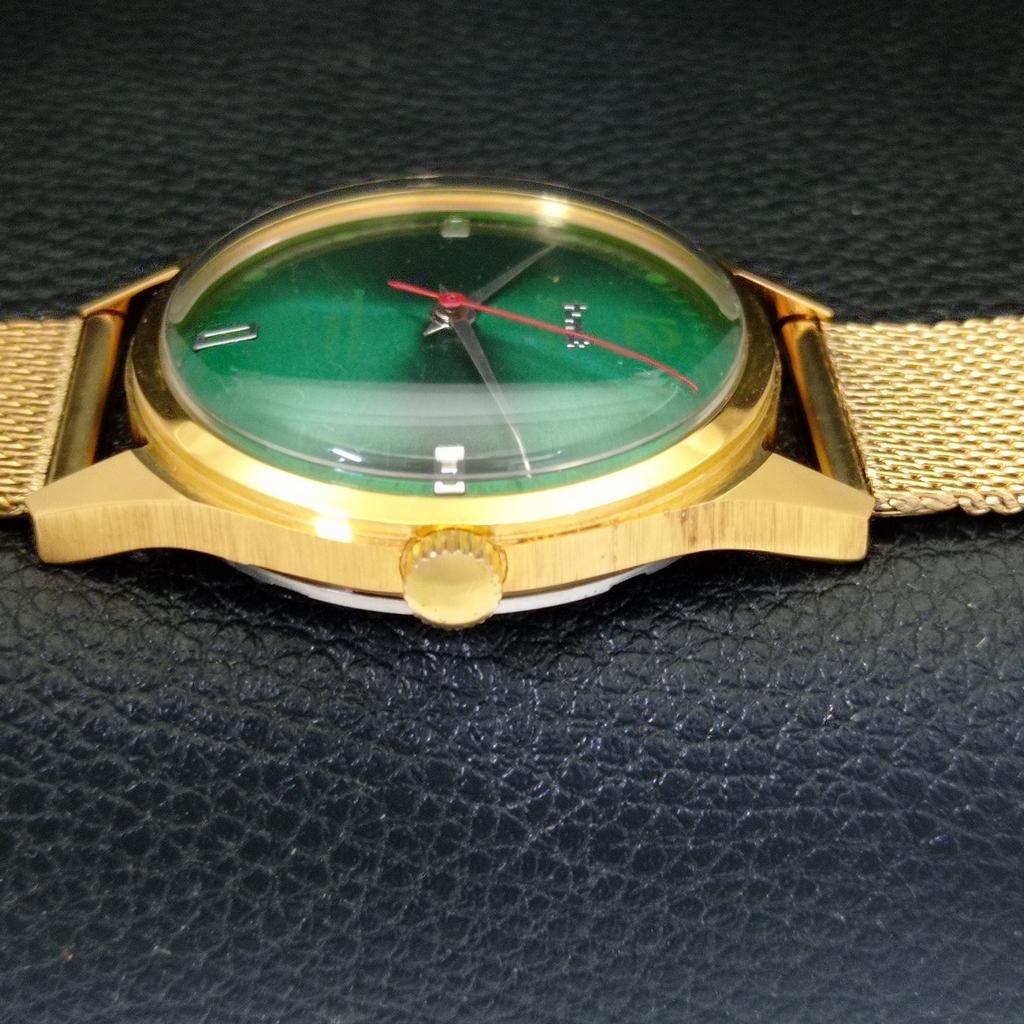 HMT PILOT VINTAGE COR VERDE RELÓGIO MASCULINO INDIANO DE CORDA MANUAL a702081-5