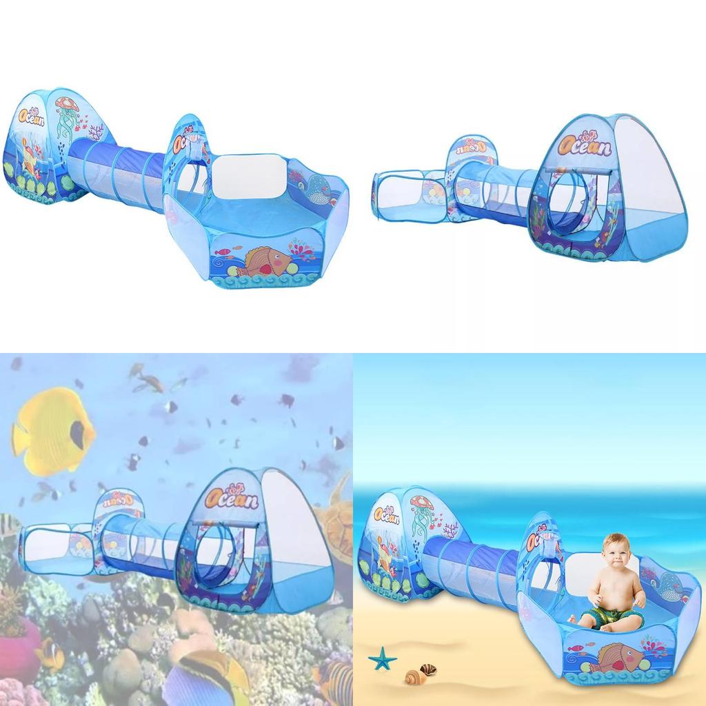 Children's Play Tent Indoor Outdoor Toy Game House Kids Indoor Home Princess Room Baby Tunnel Ocean Ball Pool