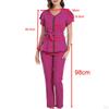 Nurse Uniform Set with V And Pants for Female SPA Workers