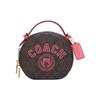 Canteen 18 Zipper Closure Double Card Slot Signature Coated Canvas And Smooth Leather Handbag Small Women Handbags CB870-IMUOE