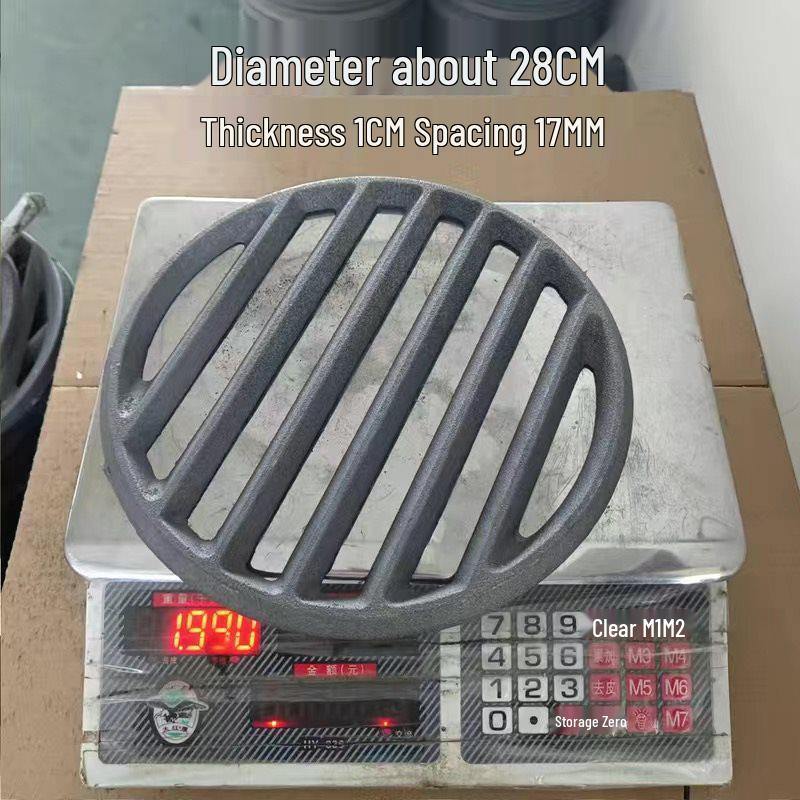 Thickened Cast Iron Furnace Grate for High Temperature Wood/Charcoal Burning Stoves