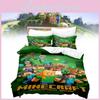 Duvet 3d Minecraft Cover Bedding Set Pillowcase Cartoon Print Double Single