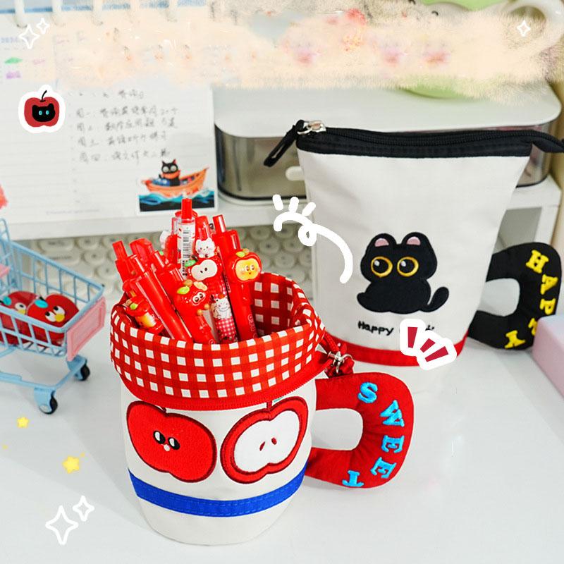 Plush Pen Case – Cute Furry Cosmetic Bag, Creative Pencil Holder for Kids, Students & Teens, Trendy Kawaii Stationery Gift