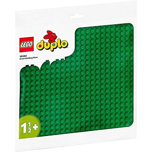 LEGO Duplo Bausteine (Grün) für Jungen und Mädchen, Kinder, Babys und Kleinkinder, Lernspielzeug, Geburtstagsgeschenk, LEGO Steine 10980, Alter 18 Monate