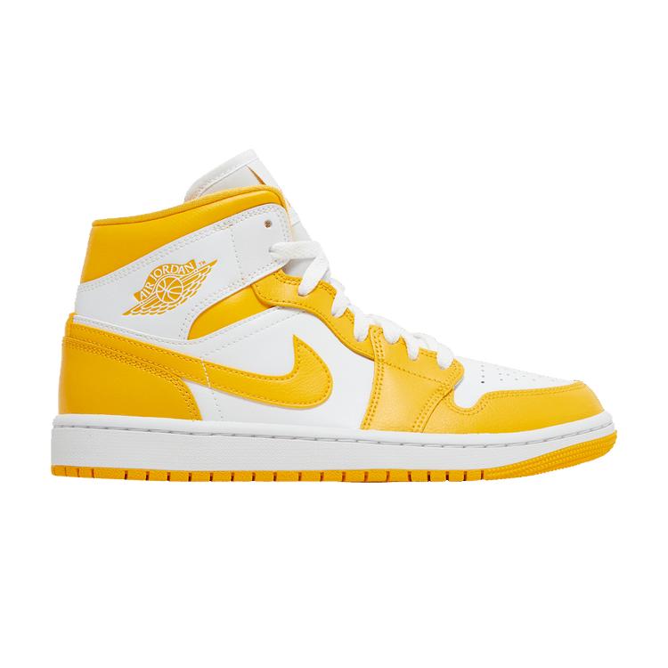 

Jordan 1 Mid Білий Університетське Золото (Жіночі) 36.5