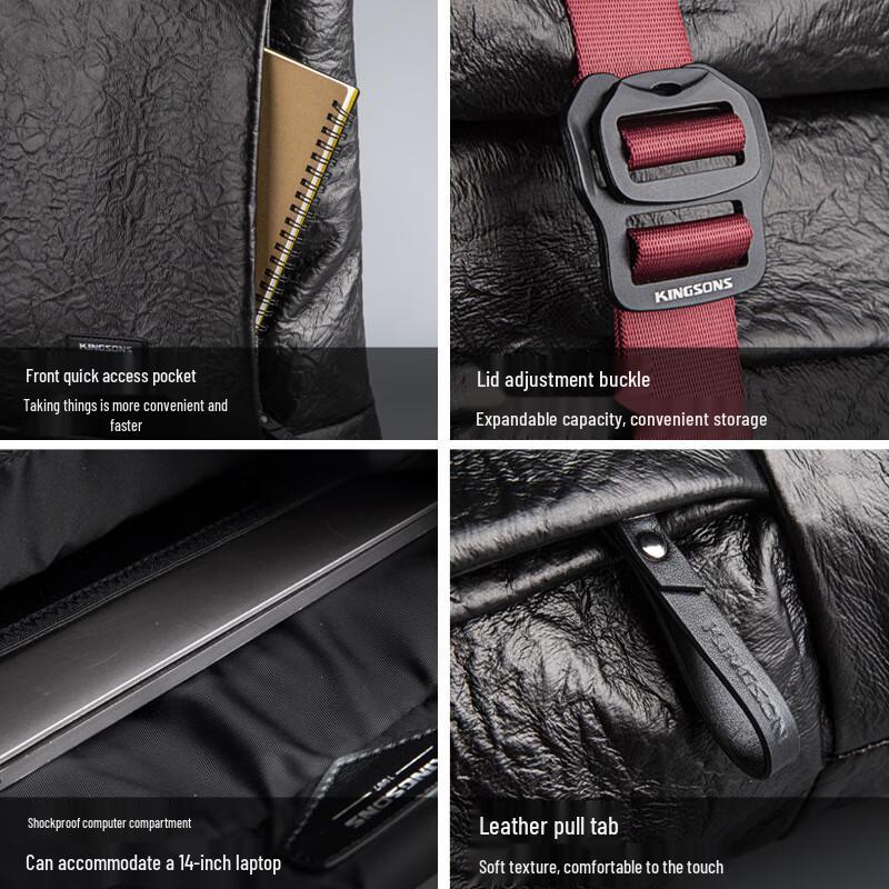 Jinshensi 15L Faltbarer Outdoor-Laptop-Rucksack