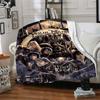 Lord Rings Personalized Name Blanket Gift Customizable Blanket Comfortable Throw For Nap Chair Sofa Bedding All-Season Use