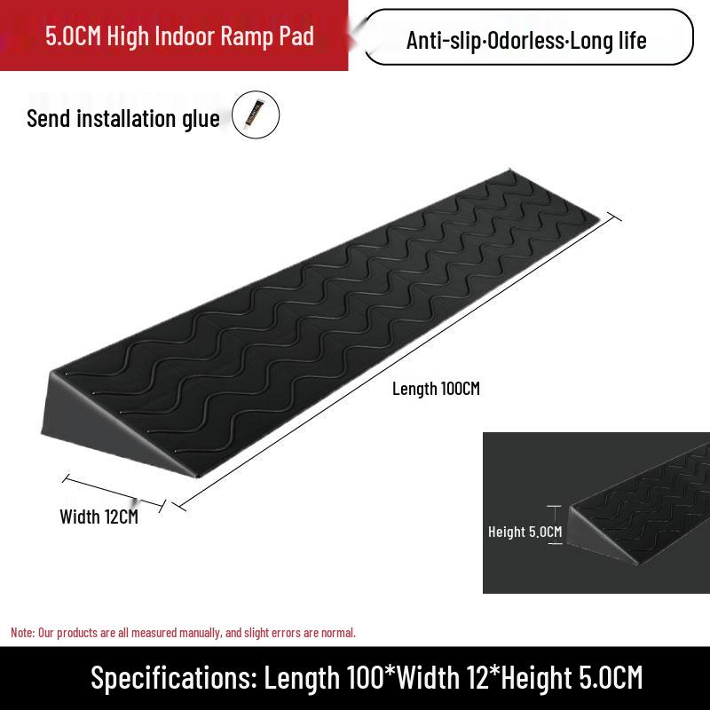 Threshold Uphill Ramp Mat for Indoor Sweeping Robots