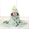 Asciugamani da Bagno per Bambini con Animali dei Cartoni Animati Morbido Asciugamano con Cappuccio per Neonato Coperta Avvolgente Calda per Bambini Piccoli per Maschi e Femmine