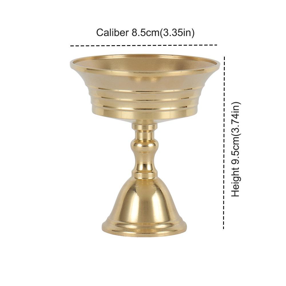 Universeller Kupfer-Butterlampenhalter Golden Mehrgrößen-Kerzenhalter Lange Lampe Kerzenständer Heimdeko