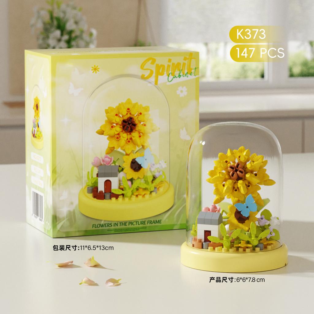 Flowers Sakura Tree Moc Building Blocks for Adults Party Gifts Cherry Blossom Assembly Model Building Toys Home Decoration Girls