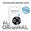 Für VOLKSWAGEN 4 Stück Auto Rad Reifen Ventilkappen Ventilschaft Auto Styling Für Volkwagen VW R-line GTI UPi Golf 7 Golf 8 Passat Jetta Toura