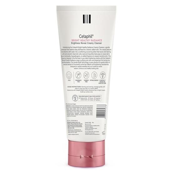 Cetaphil Brightness Reveal Creamy Cleanser - 100 g| Brightening Face Wash for Uneven Skin Tone| Niacinamide, Sea Daffodil| Fragrance Free