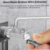Non-Slip Grip Broken Pipe Screw Extractor Angle Valve Remover Plumbing Repairs