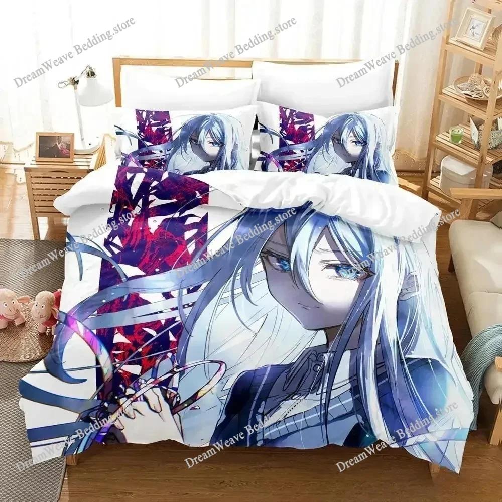 Yoisaki Kanade Bedding Set Cartoon Anime Three-piece Set Adult Kid Bedroom Duvetcover Sets 3D Kawaii Girl Colcha De Verano Cama