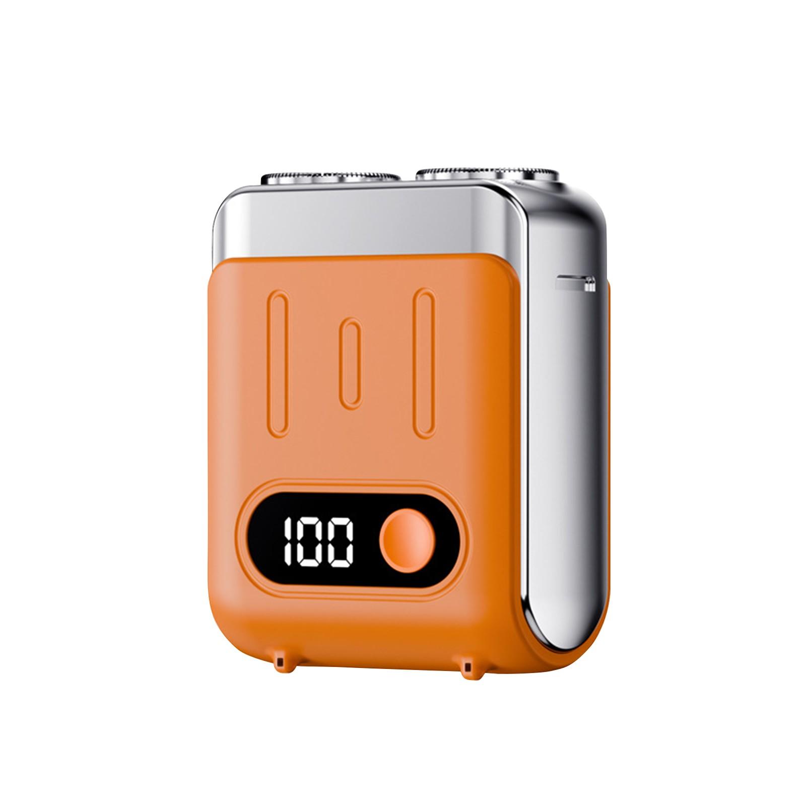 

Портативная бытовая бесшумная маленькая бритва электрическая дорожная мужская бритва цифровой дисплей One Size