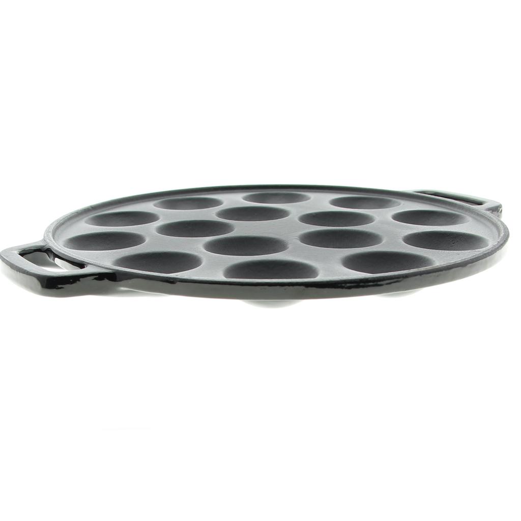 MINI 15 PANCAKES CAST IRON FRYING PAN