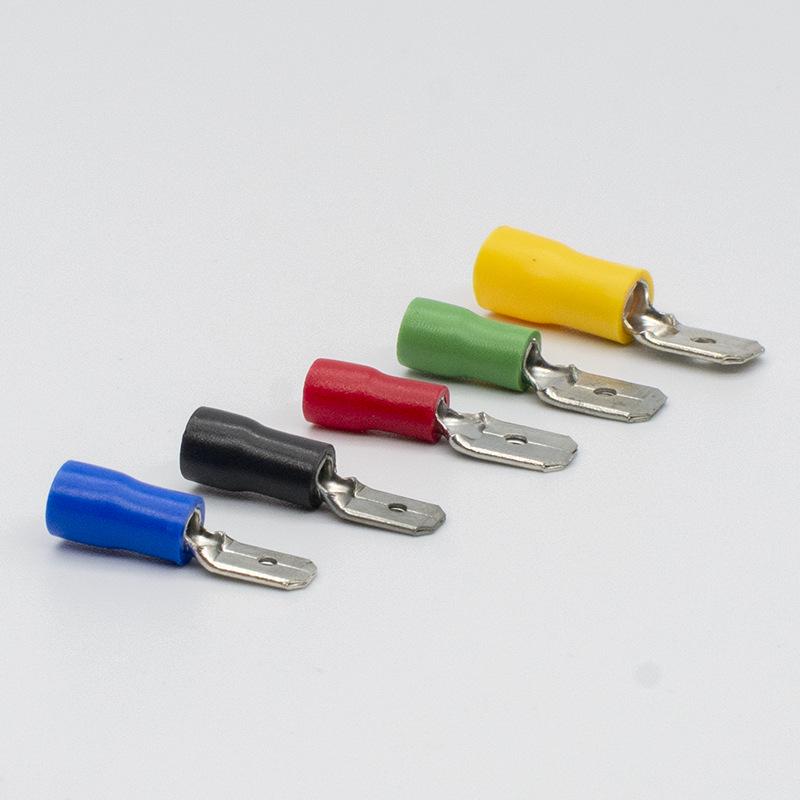 CJH MDD2 Cold Press Male Pre-insulated Blade Terminal 6.3/4.8 Connector