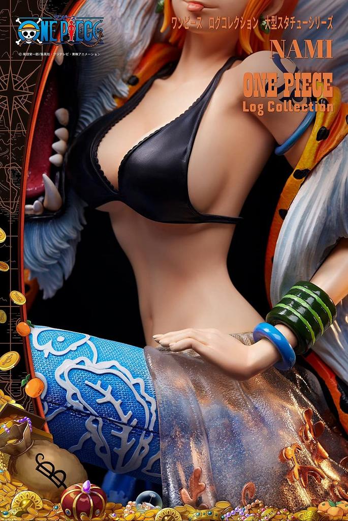 Unique Art Studio One Piece Log Collection Large Statue Series Nami Height 510mm Polystone Painted Complete Figure Approx.