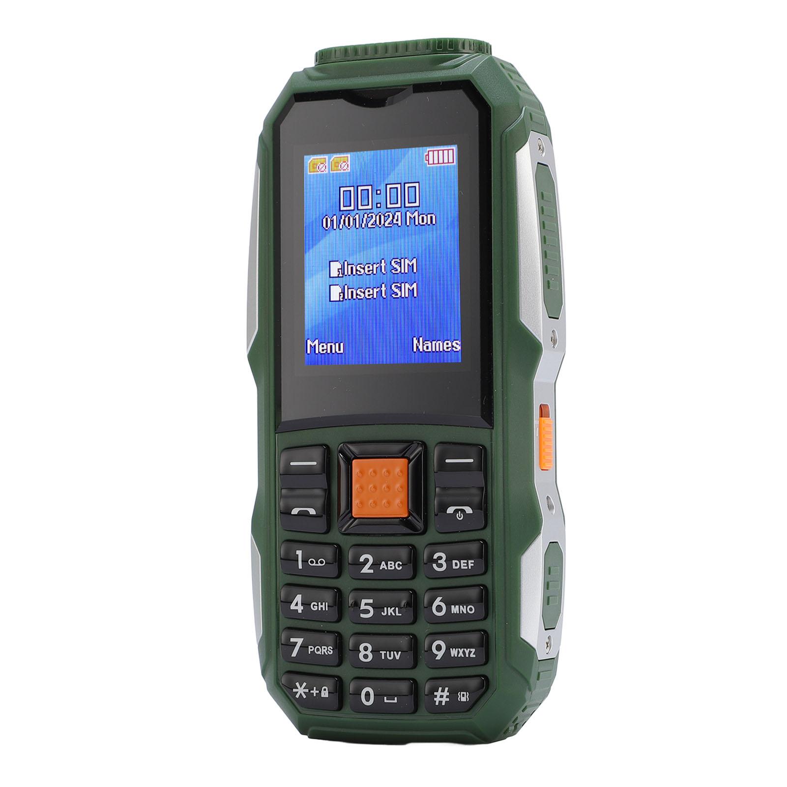 

Мобільний телефон для літніх людей 1,77-дюймовий екран 2G Акумулятор 4800 мАг Подвійна SIM-карта Мобільний телефон для літніх людей