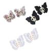 Punk Skeleton for Butterfly Decor Hair Scrunchies Elastic Hair Clips Lolita Ponytail Holder Festival Women Hair Supplies