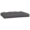 5 Piece Pallet Cushions Charcoal Grey Fabric