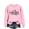 Refined Casual Round Neck Sweatshirt