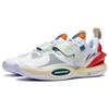 Li Ning All City 10 V2 Basketball Shoes Men's Low top Standard White/Antarctic Gray ABAS059-15