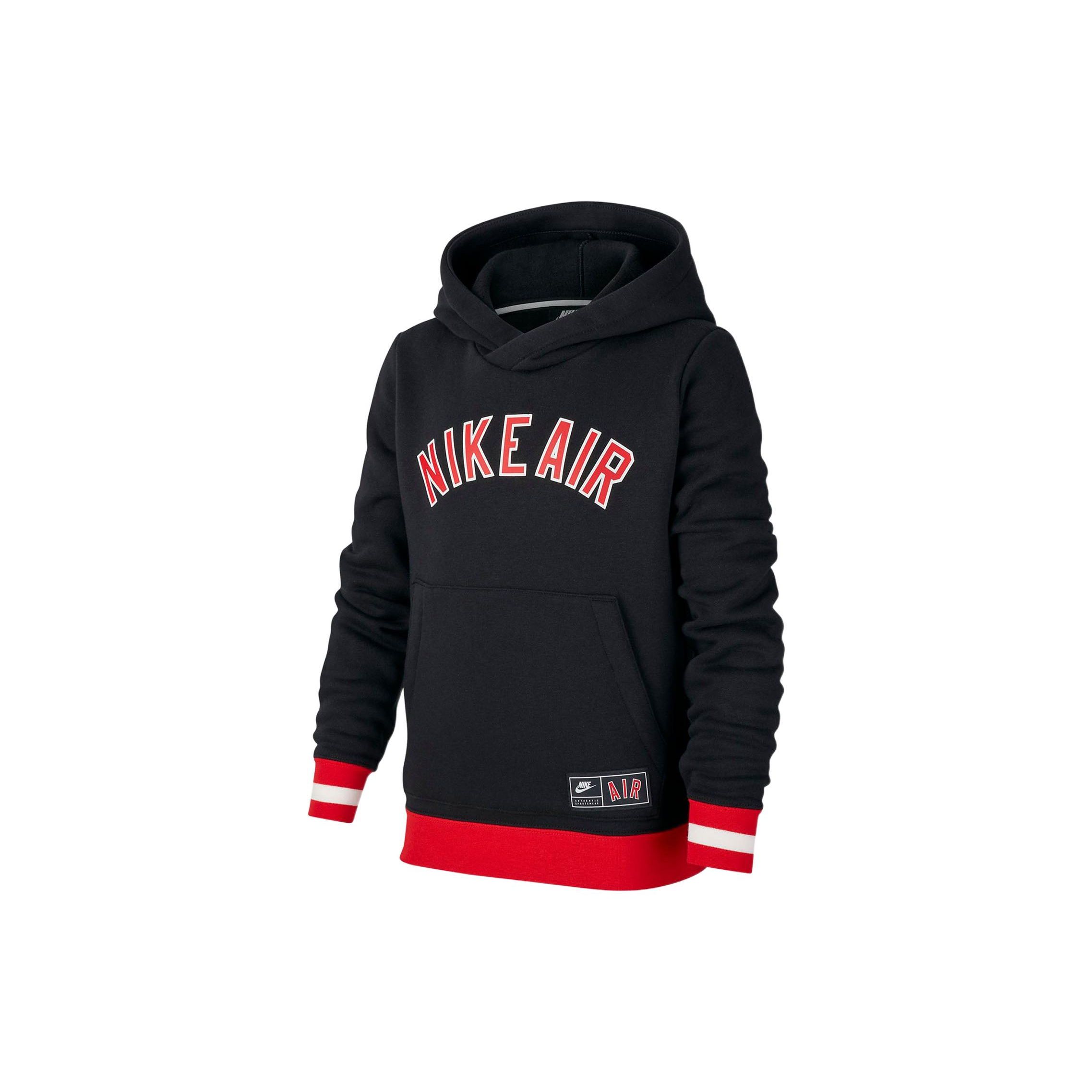 

Nike Kids Logo Letter Print Hoodie Kids hoodies Black CN6116-010 XL