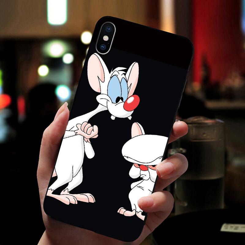 High Quality Phone TPU Case Cartoon TV Series Pinky and the Brain For iPhone 5 5S SE 2020 6 6s 7 8 Plus X XR XS MAX 11 11Pro Max