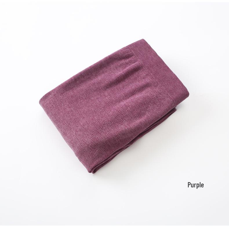 

Оформление: Женские зимние теплые бархатные бесшовные брюки с тепловыделением One Size (Recommended 90~150 jin) фиолетовый