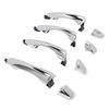 4PCS Outside Door Handle Set ABS Chrome Smooth Operation Comfortable Grip 82651C5010 for Sorento 2016 to 2020