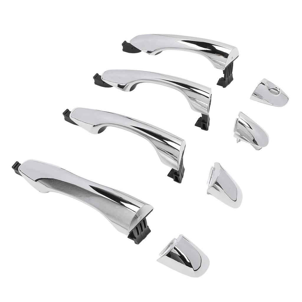 4PCS Outside Door Handle Set ABS Chrome Smooth Operation Comfortable Grip 82651C5010 for Sorento 2016 to 2020