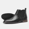 Men Chelsea Boots Handmade Ankle Boots  Zipper High Top Casual Shoes Platform Soft Leather Men Shoes Retro Business Men Boot